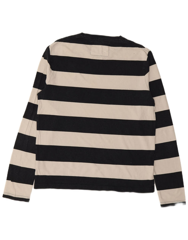 JACK WILLS Herre Top Langærmet Medium Navyblå Stribet Bomuld