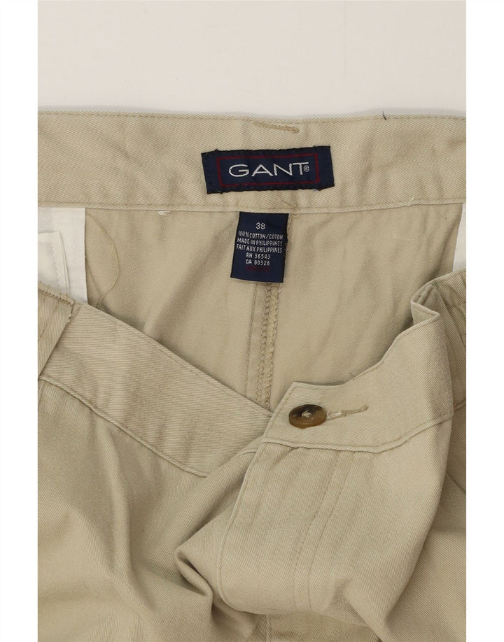 GANT Herre-Pegged Chino Shorts W38 XL Khaki Bomuld