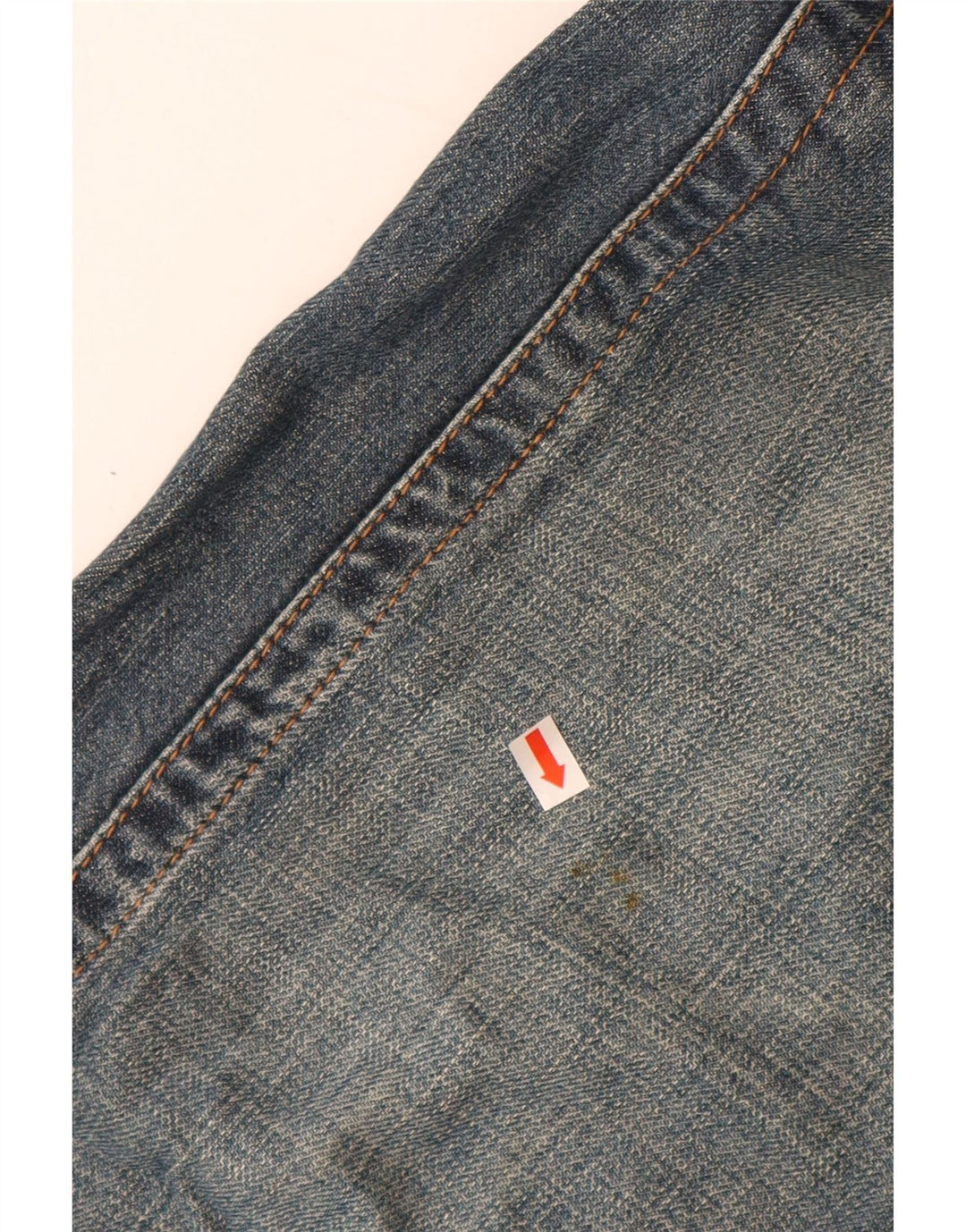 CALVIN KLEIN Lige jeans til kvinder W32 L34 Blå bomuld