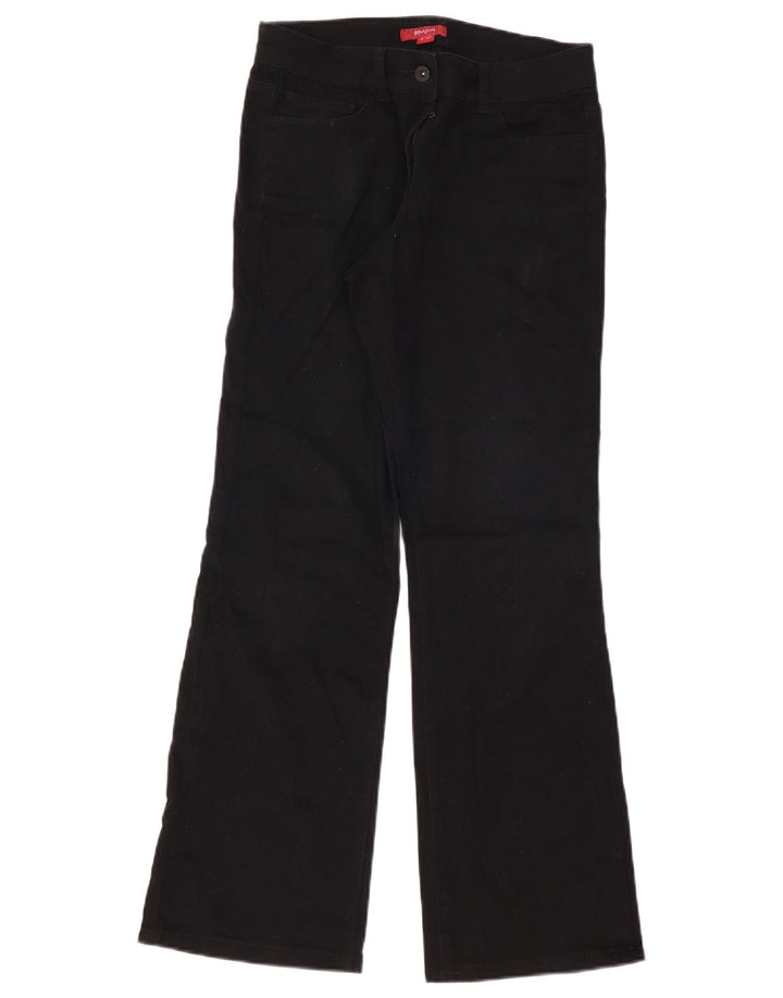 Monsoon Dame Bootcut Jeans UK 10 Small W30 L31 Black Bomuld
