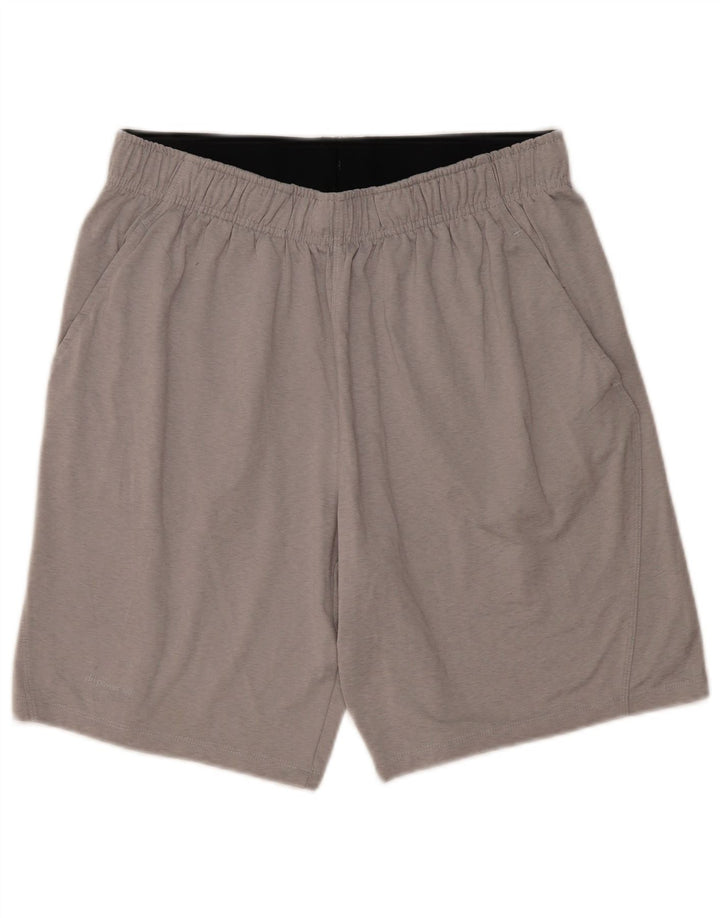 RUSSELL ATHLETIC Mens Grant Fit Sport Shorts Large Grey Polyester