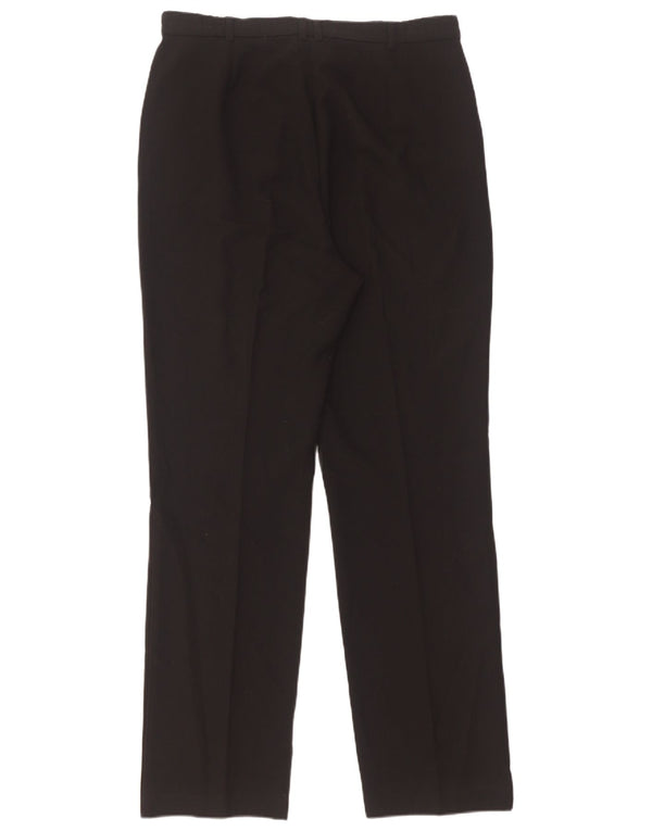 Marks & Spencer Damebukser med høj talje jakkesæt UK 12 Medium W32 L31 Sort