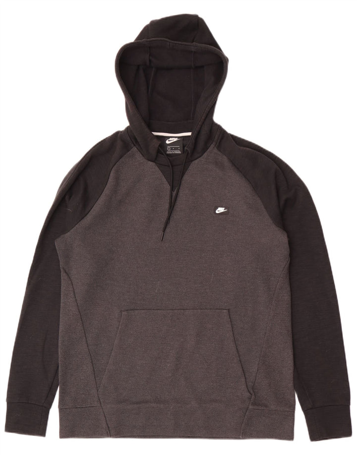 Nike Herre hættetrøje Jumper Large Grå Colourblock Bomuld