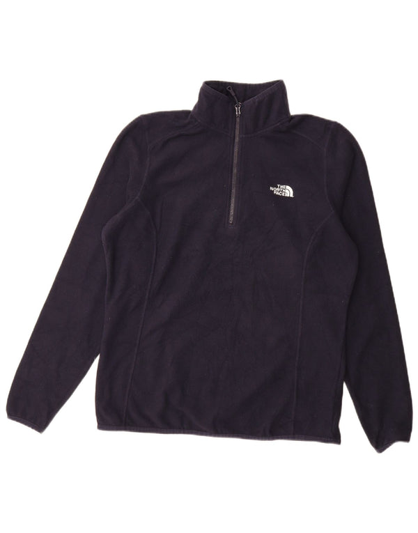 The North Face Dame Fleece Jumper med lynlås DK 16 Large Navy Blue