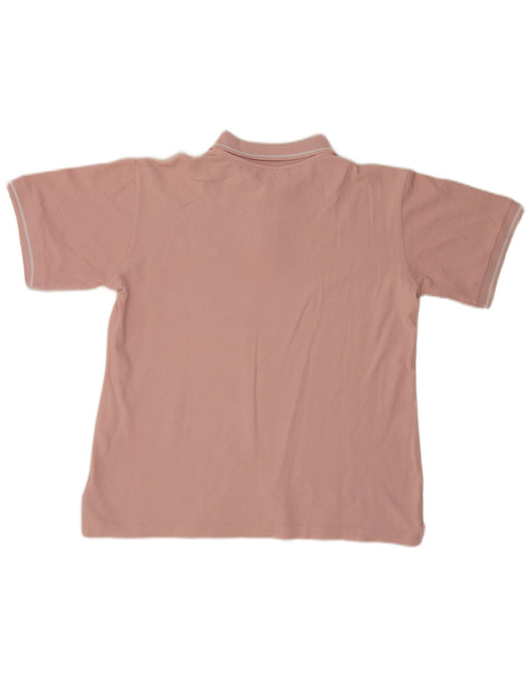 Kappa Mens Polo Shirt Large Pink Cotton