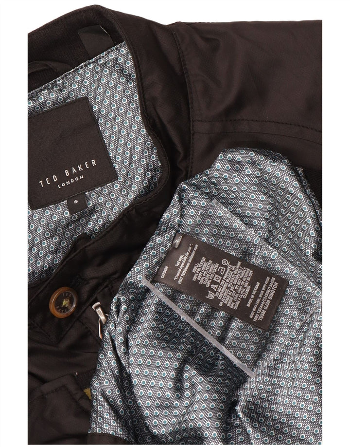 Ted Baker Herre Bomberjakke Str. 6 2XL Sort Polyester