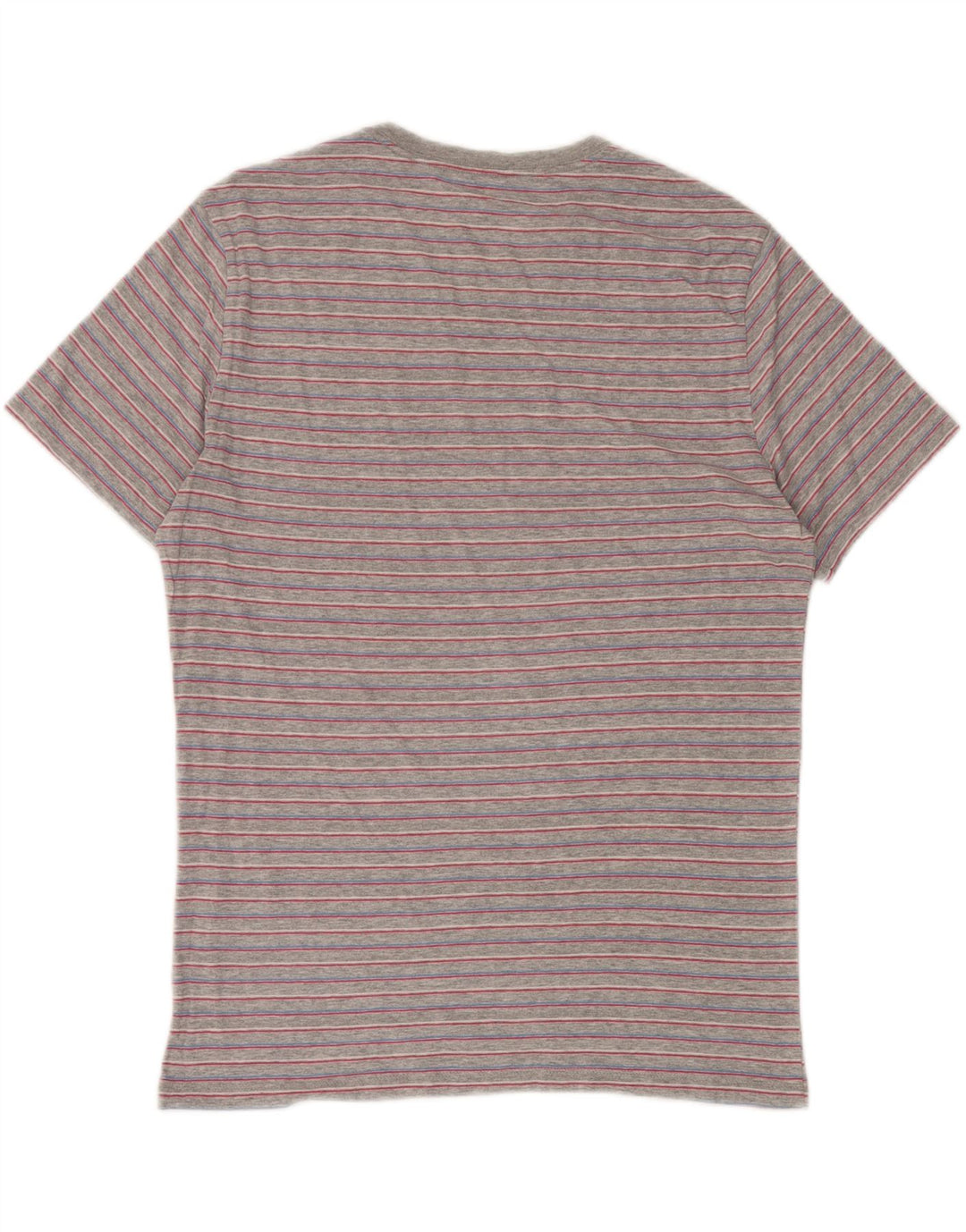 GAP Mens T-Shirt Top Medium Grey Striped