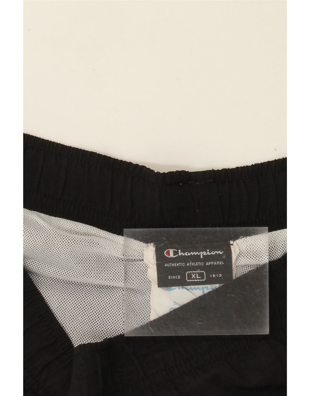 CHAMPION Badeshorts til mænd XL Sort Polyester