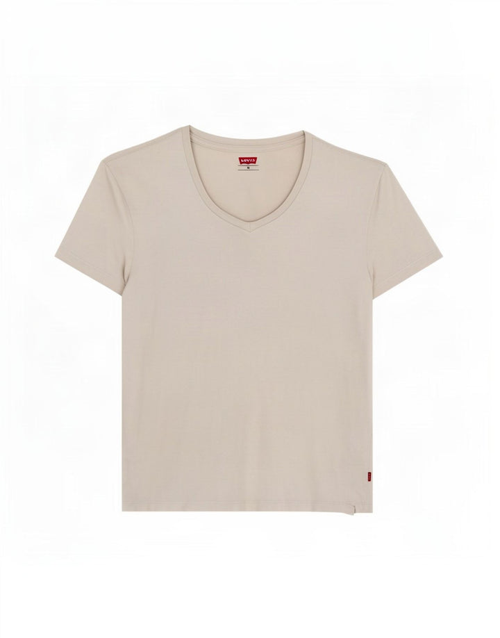 Levi's Dame T-Shirt Top UK 14 Medium Blue