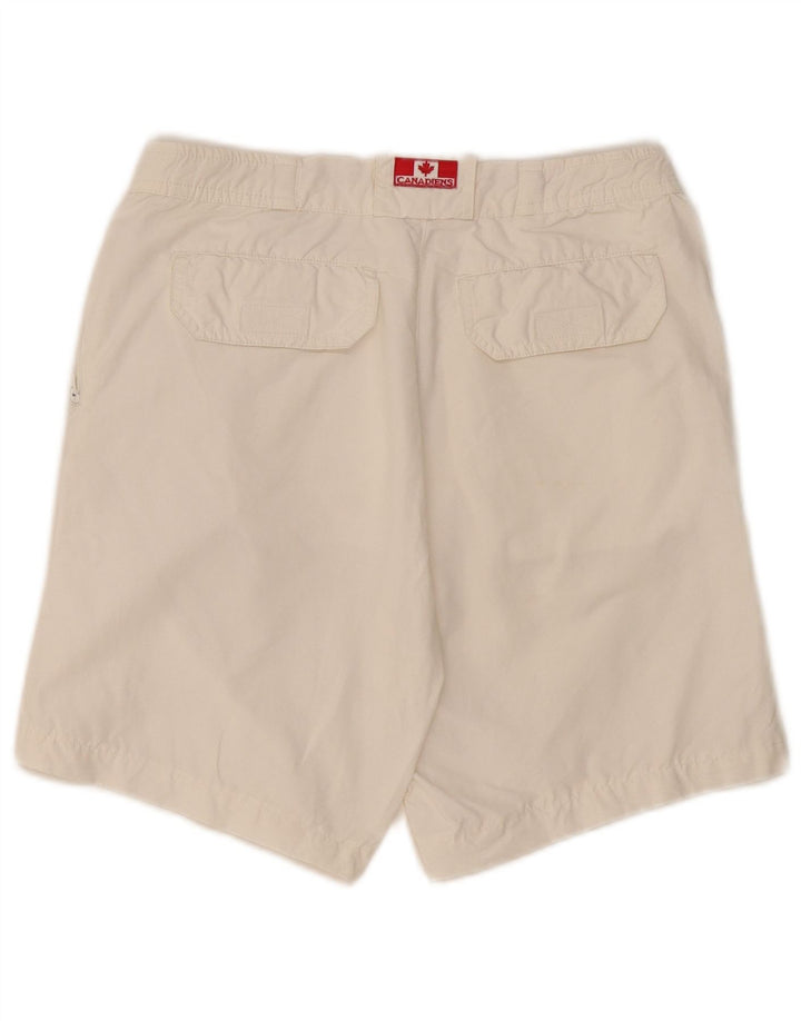 Canadiens Chino Shorts til kvinder IT 44 Medium W30 Hvid Bomuld