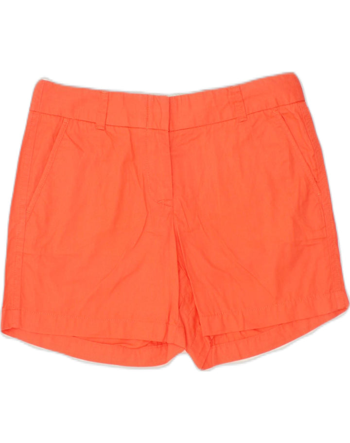 J. CREW Womens Chino Shorts US 4 Small W28 Orange Cotton | Vintage J. Crew | Thrift | Second-Hand J. Crew | Used Clothing | Messina Hembry 