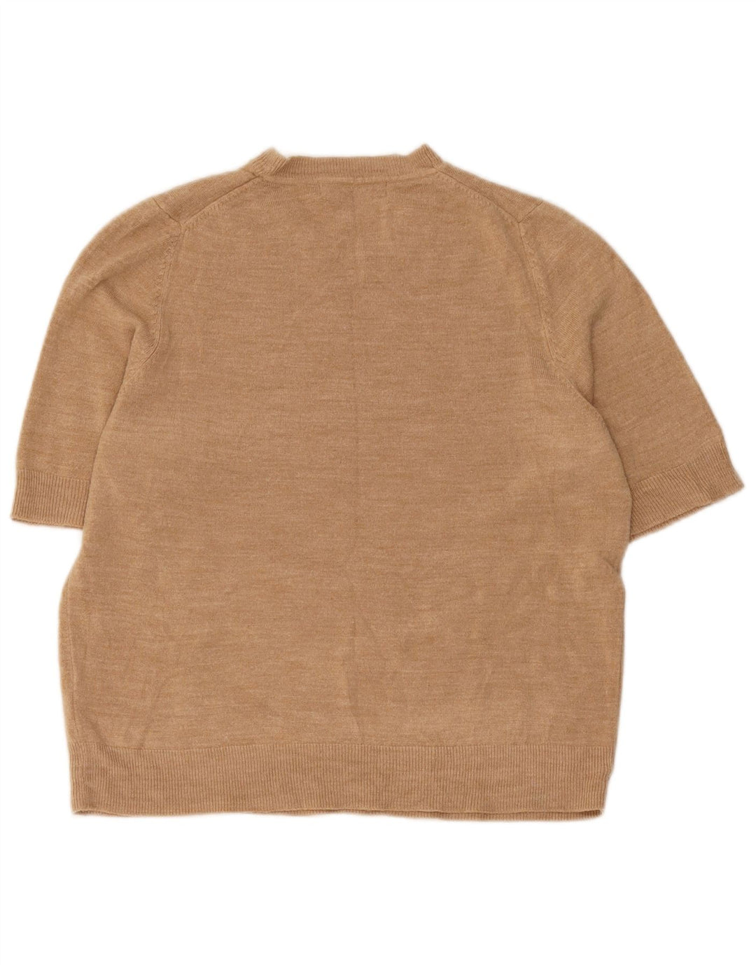 Marks & Spencer Dame Boat Neck Jumper Sweater UK 16 Large Brown