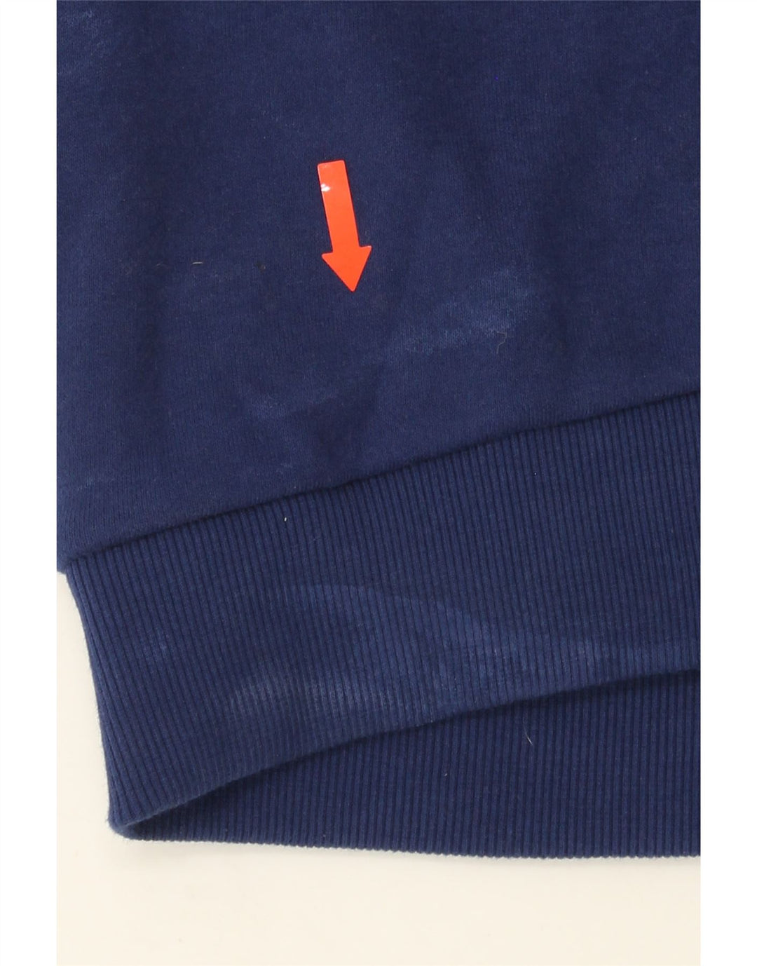 SUPERDRY Womens Graphic Sweatshirt Jumper UK 12 Medium  Navy Blue Cotton Vintage Superdry and Second-Hand Superdry from Messina Hembry 