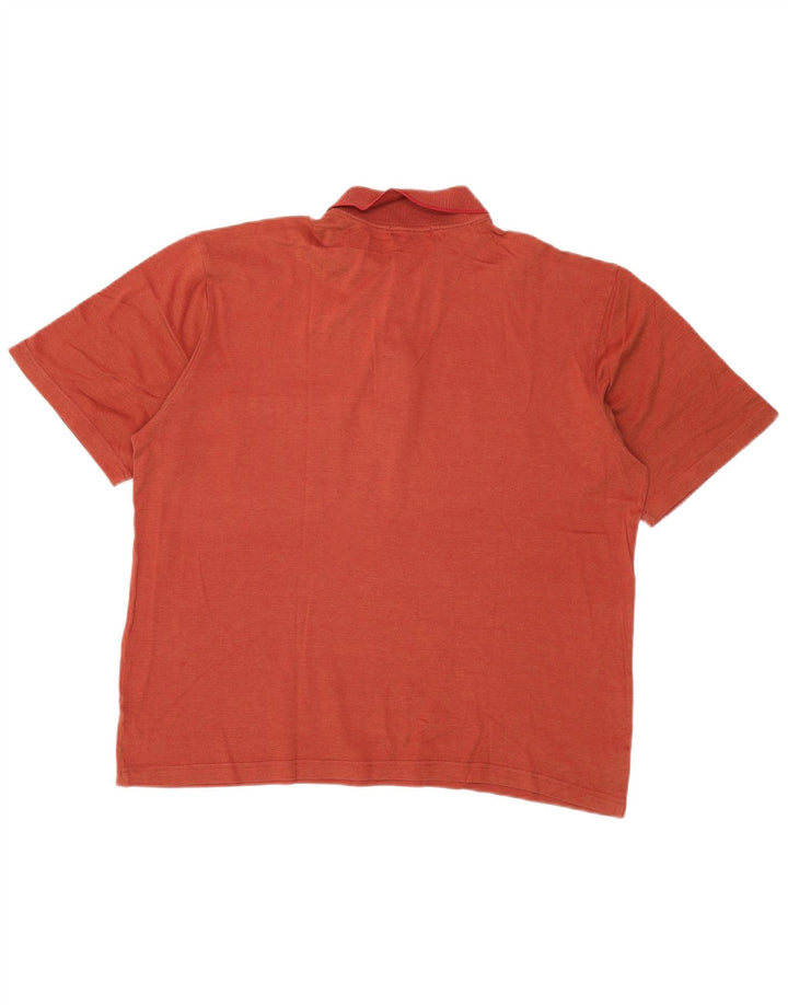 Pierre Cardin Herre poloshirt IT 52 Stor Orange Bomuld