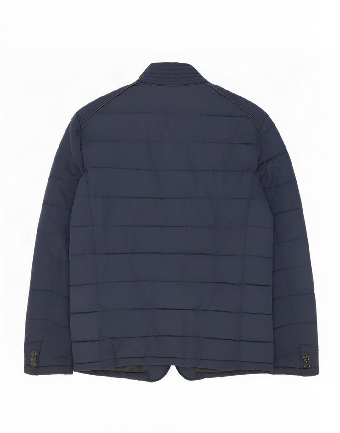 Zara Polstret Herrejakke UK 38 Medium Navy Blue Polyester