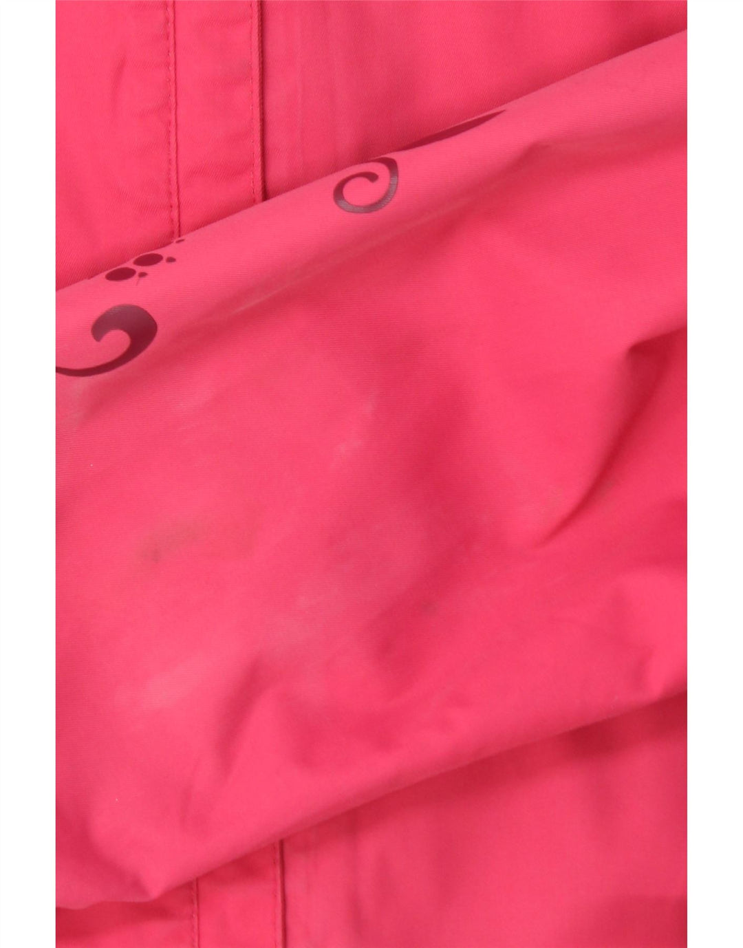 JACK WOLFSKIN Regnjakke med hætte til kvinder UK 10 Lille Pink Polyamid