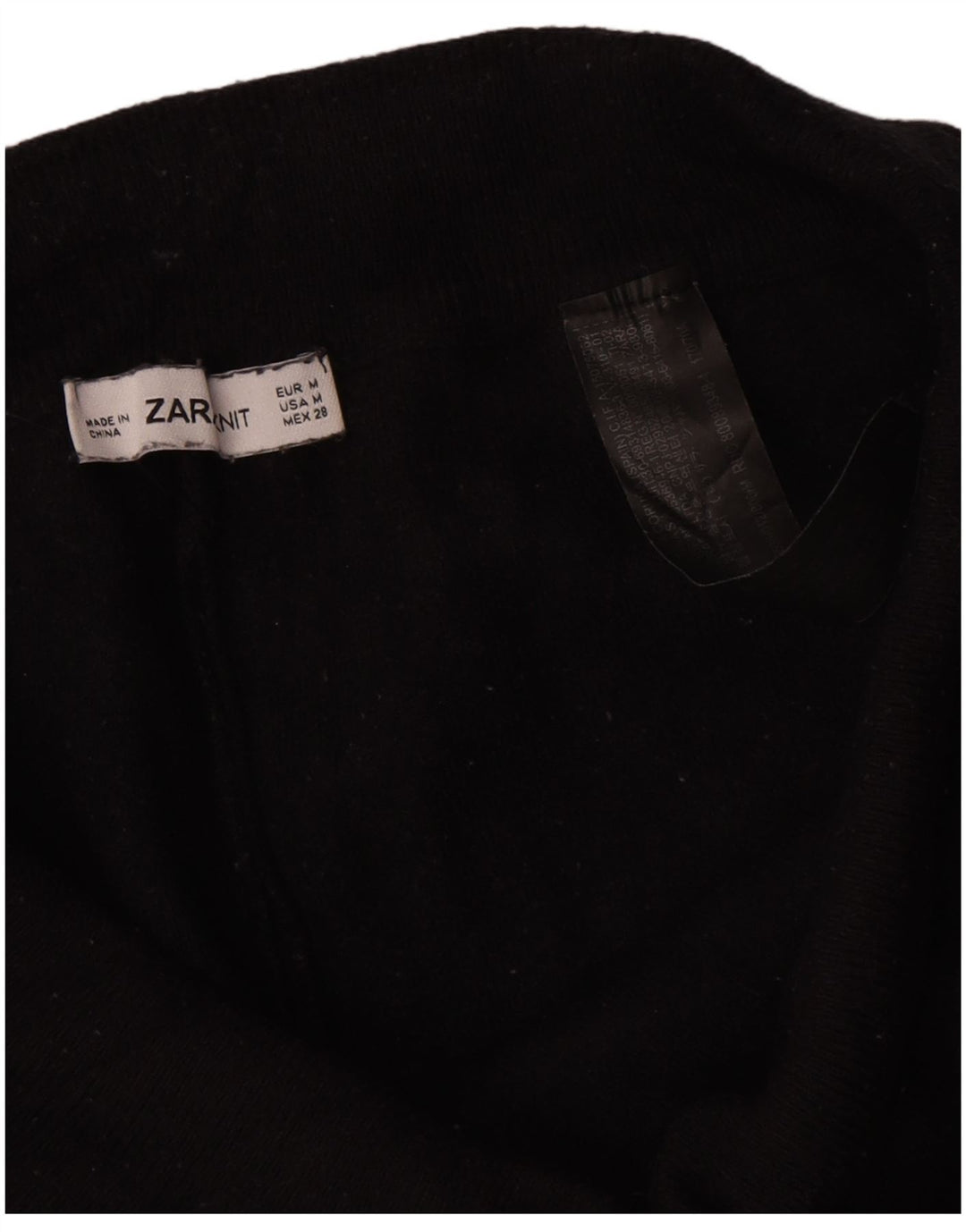 Zara træningsdragt til kvinder Joggers UK 14 Medium Black Viscose