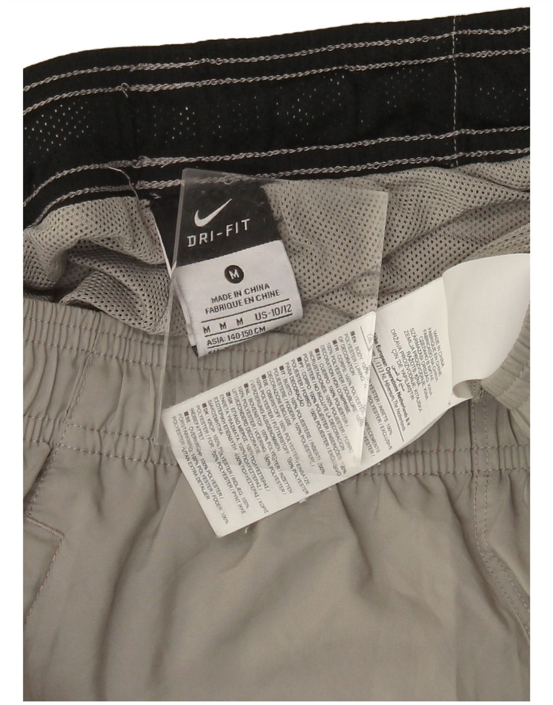 NIKE Sportsshorts til drenge 10-11 år Medium Grey Colourblock Sports
