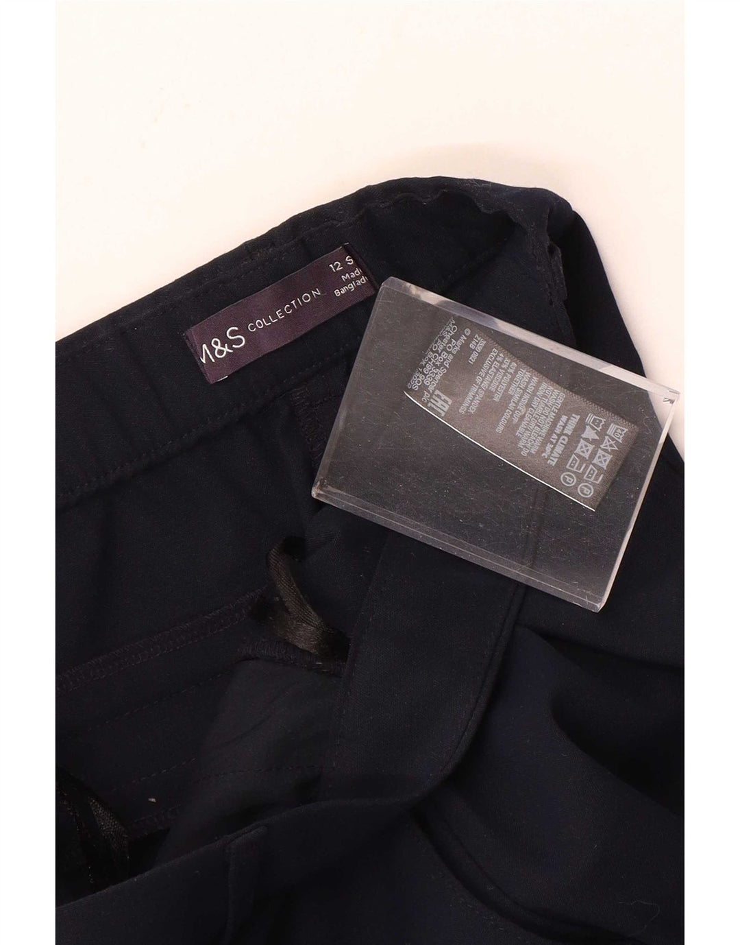 Marks & Spencer Chinobukser til kvinder UK 12 Medium W32 L27 Marineblå
