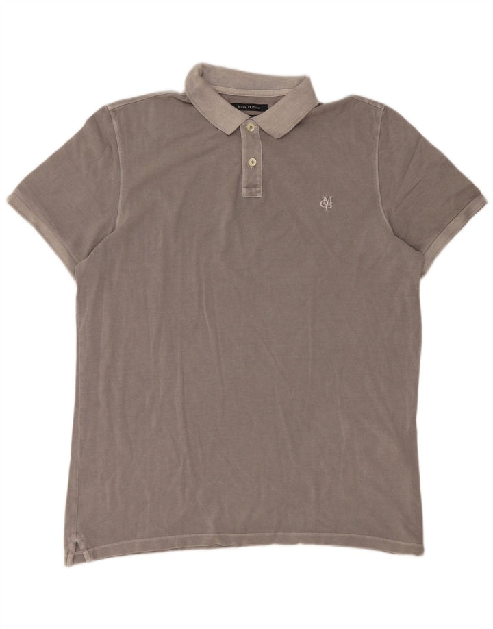 Marc O'Polo Herre Regular Fit Polo Shirt XL Grå Bomuld