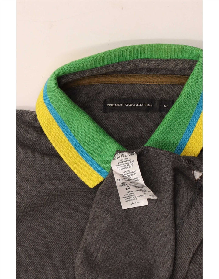 French Connection Herre poloshirt Medium Grey Colourblock Bomuld