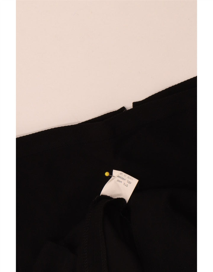Vintage A-line nederdel til kvinder W30 Medium Black Viscose