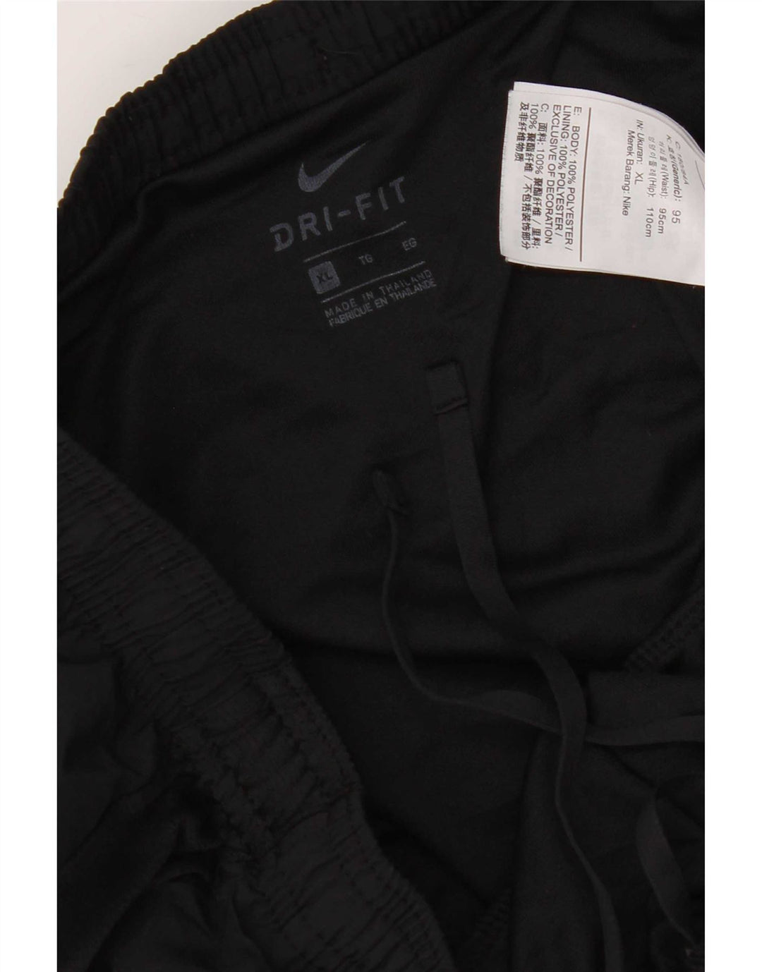 Nike Herre Dri Fit sportsshorts XL sort polyester