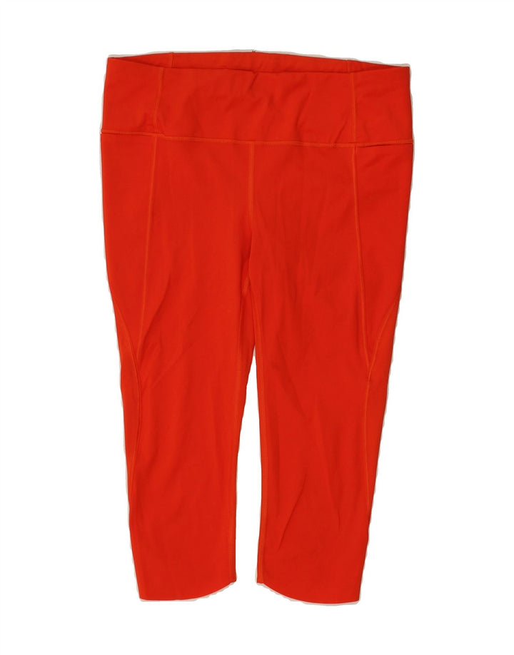 ATHLETA Womens Capri Leggings UK 10 Small  Red Polyester Vintage Athleta and Second-Hand Athleta from Messina Hembry 
