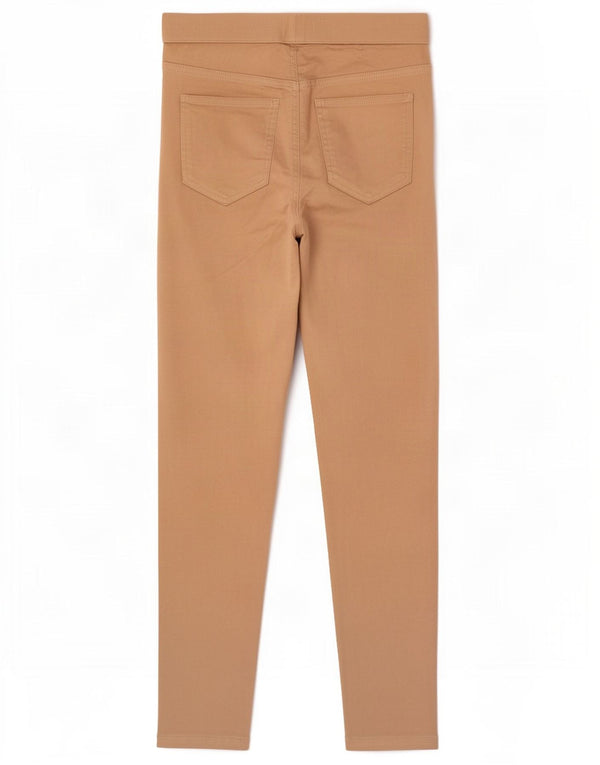 Marks & Spencer Dame Jegging Jeans UK 10 Small W27 L28 Beige Bomuld
