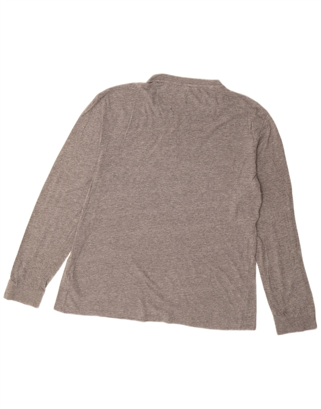 Guess Herre Regular Fit Top Langærmet Stor Grå Flecked Bomuld