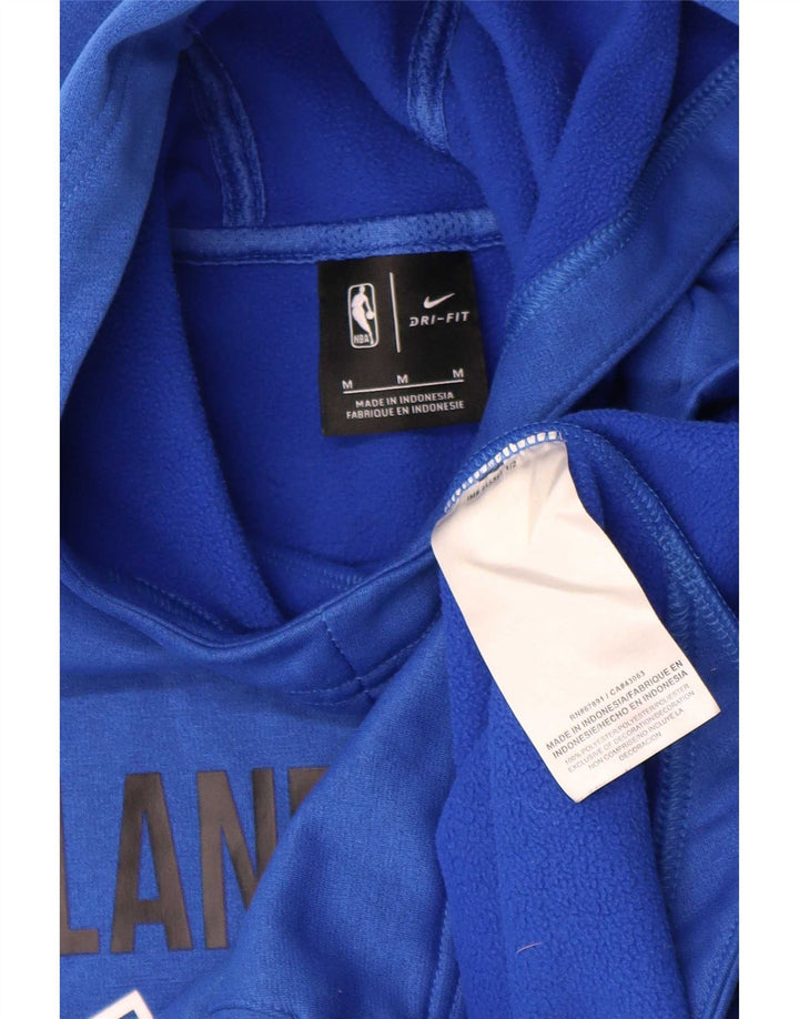 Nike drenge Dri Fit grafisk hættetrøje trøje 10-11 år mellemblå polyester