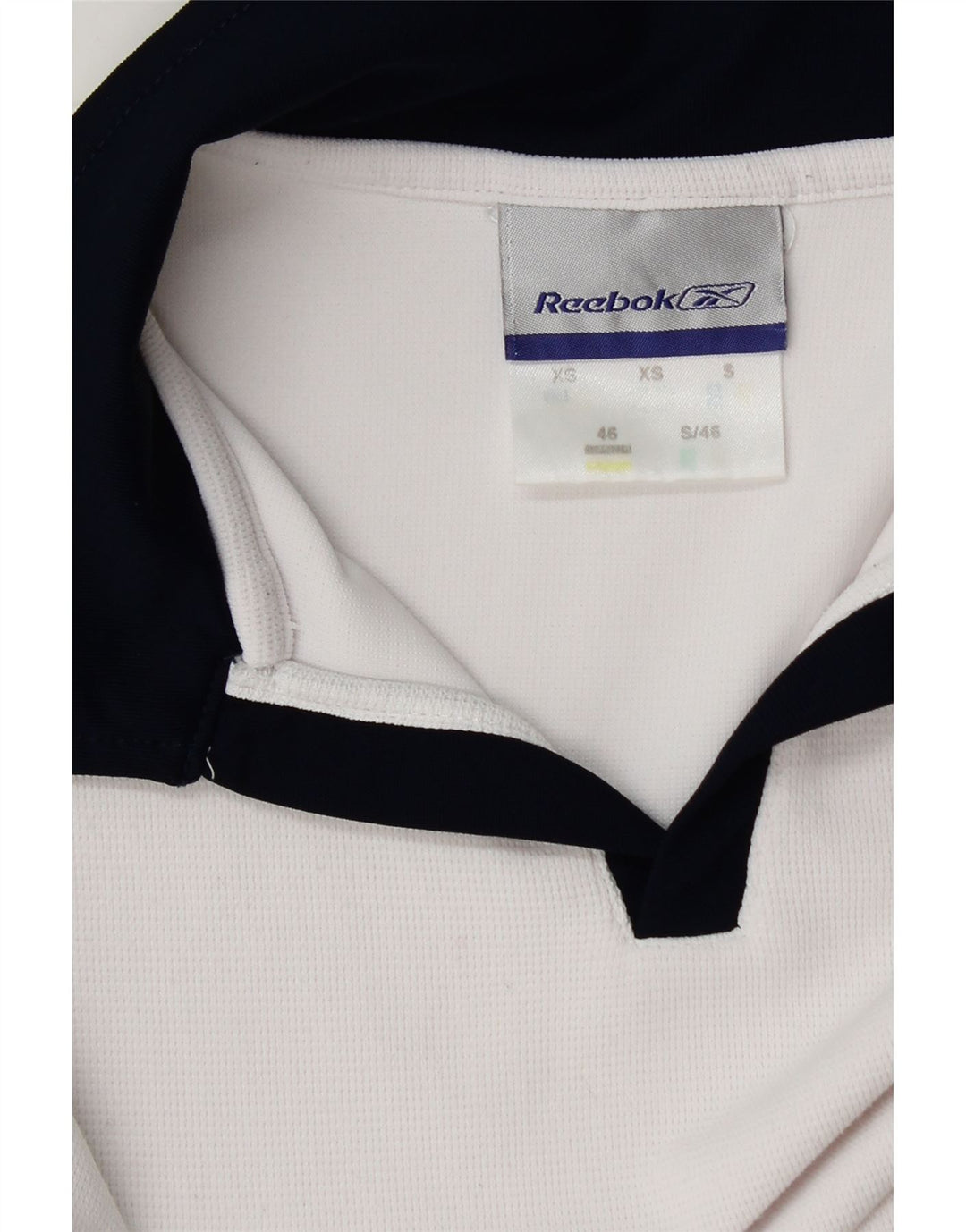 Reebok Polo Shirt til mænd XS Hvid Colourblock