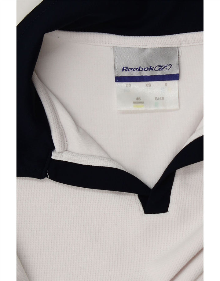 Reebok Polo Shirt til mænd XS Hvid Colourblock
