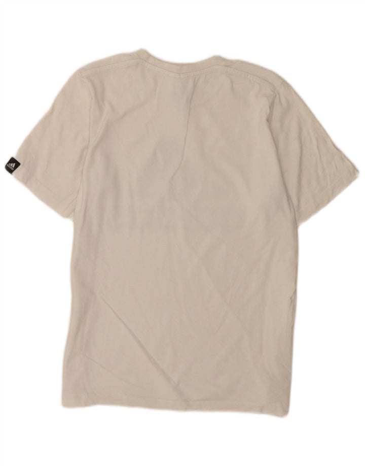 Adidas Herre grafisk T-shirt top lille hvid bomuld
