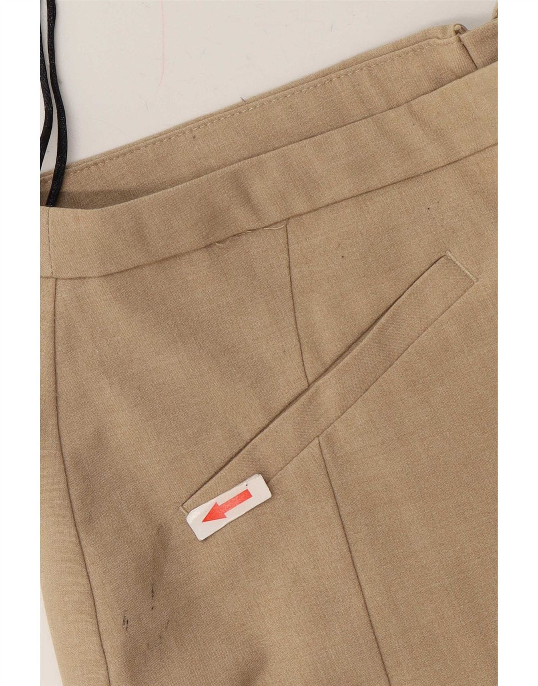 Marks & Spencer Pencil Nederdel til kvinder UK 14 Medium W30 L26 Beige Polyester