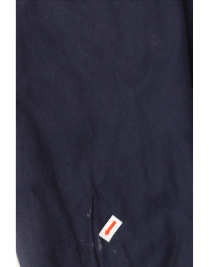 FILA Mens Hooded Windbreaker Jacket UK 42 XL Navy Blue Polyester Vintage Fila and Second-Hand Fila from Messina Hembry 