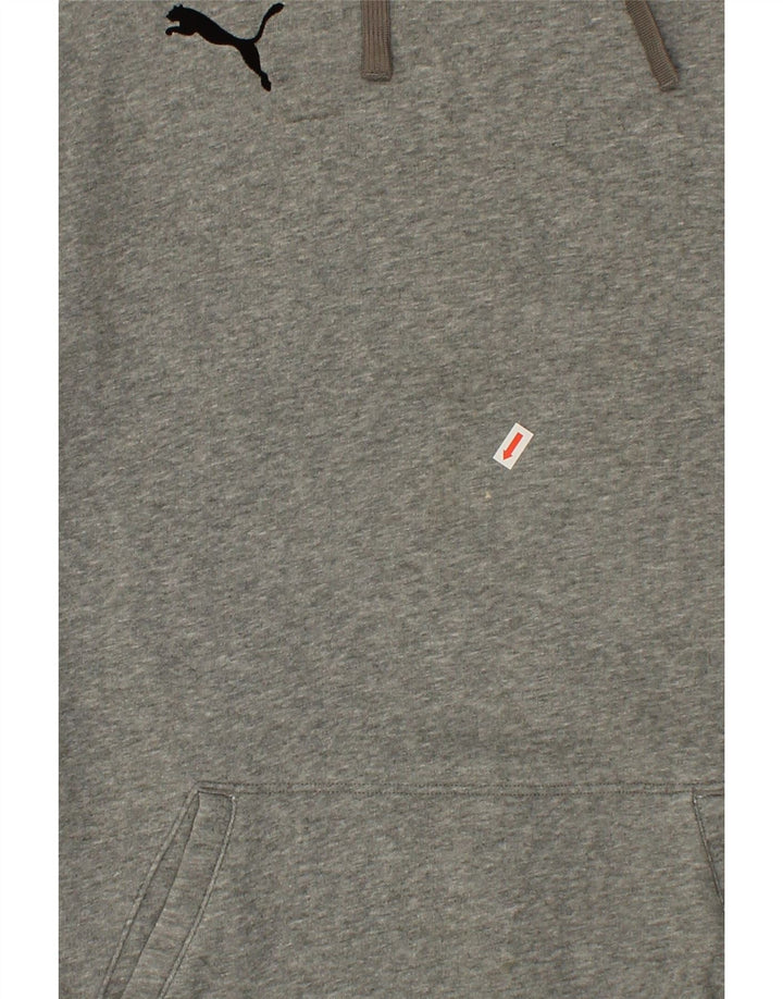 PUMA Mens Hoodie Jumper Large Grey Cotton Vintage Puma and Second-Hand Puma from Messina Hembry 