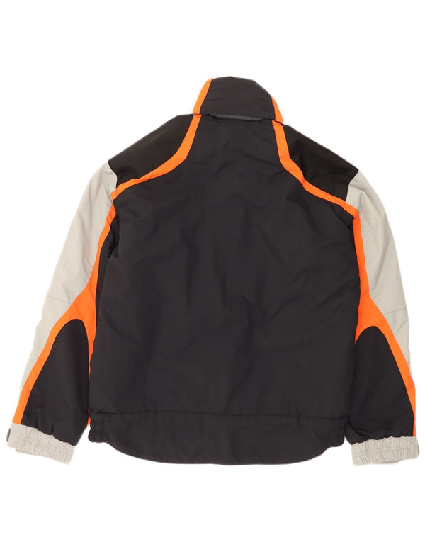 Belfe Herre Windbreaker Jacket UK 38 Medium Grey Colourblock Polyamid