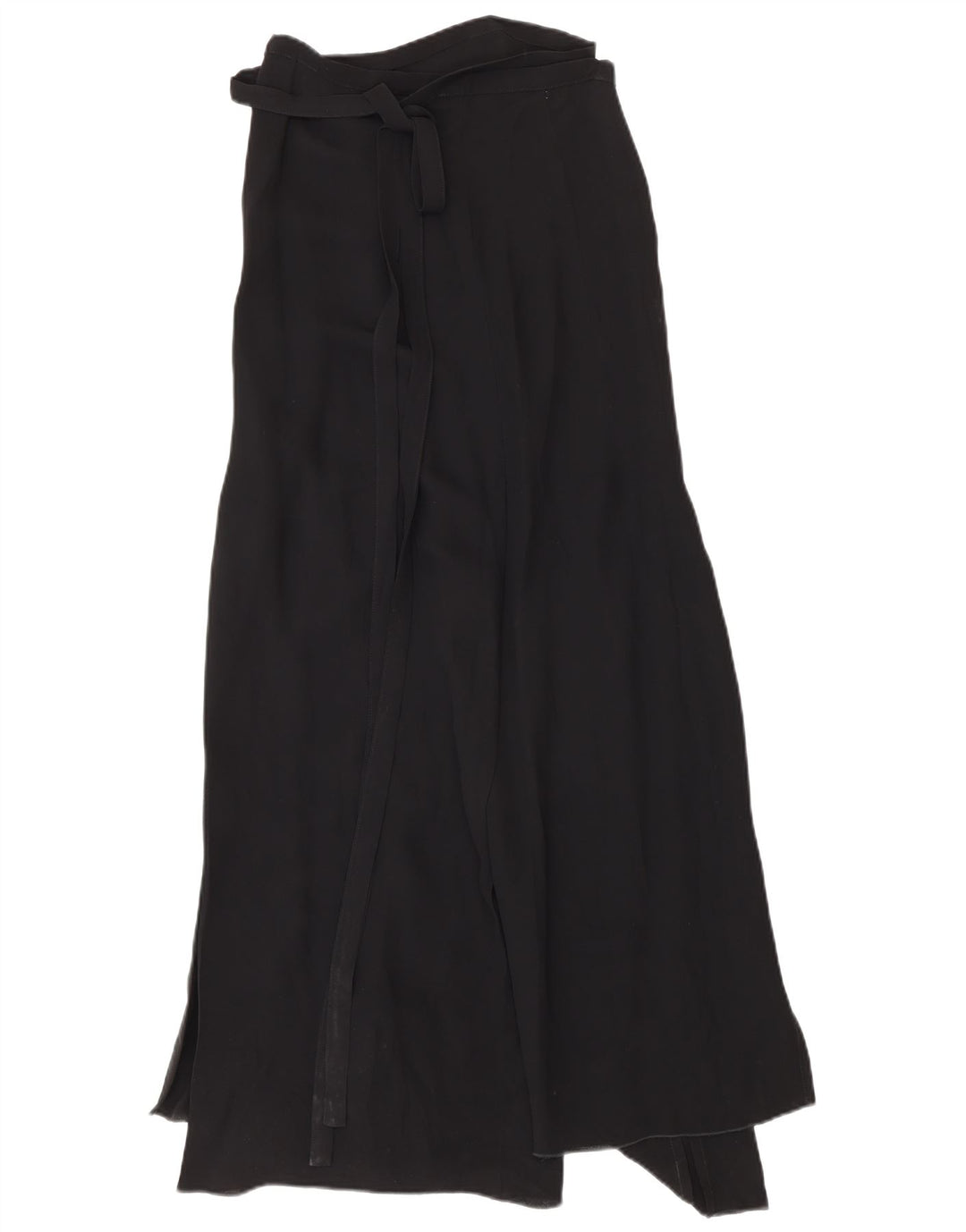 Gianfranco Ferre Dame Maxi Wrap Nederdel IT 42 Medium W28 Sort Viscose