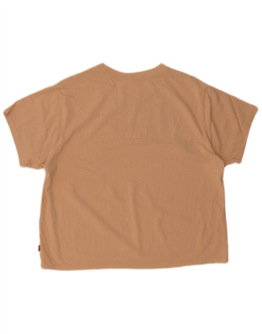 Levi's Dame Oversized grafisk T-shirt Top UK 10 Small Beige