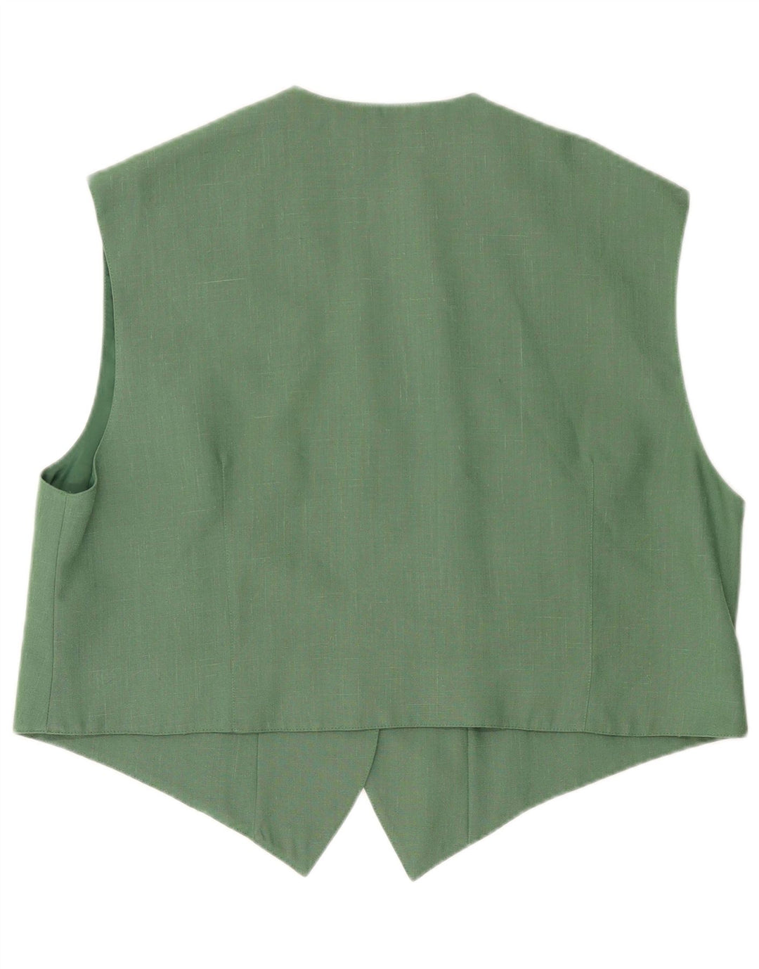 Vintage damevest IT 48 XL Grøn polyester