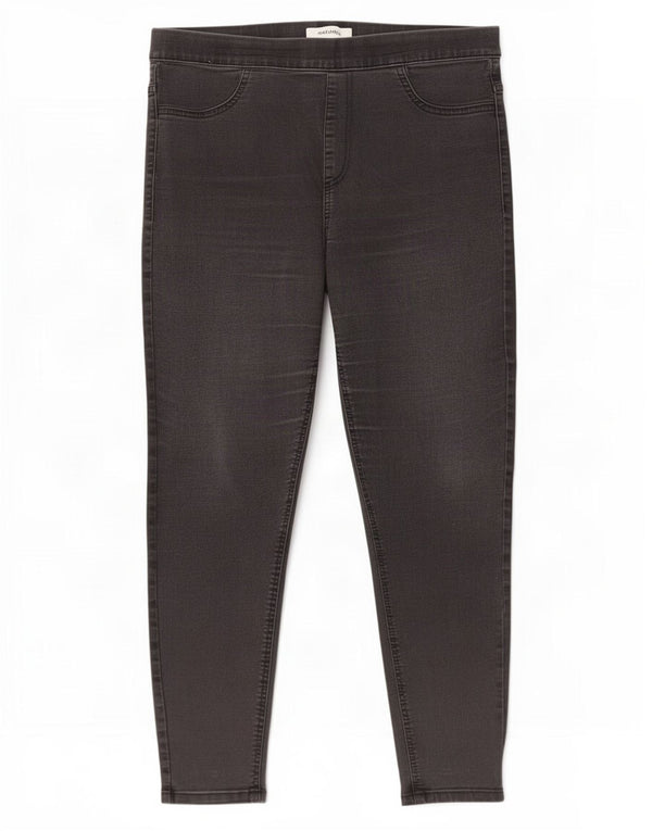 Marks & Spencer Womens Jegging Cropped Jeans UK 14 Large W32 L24 Black