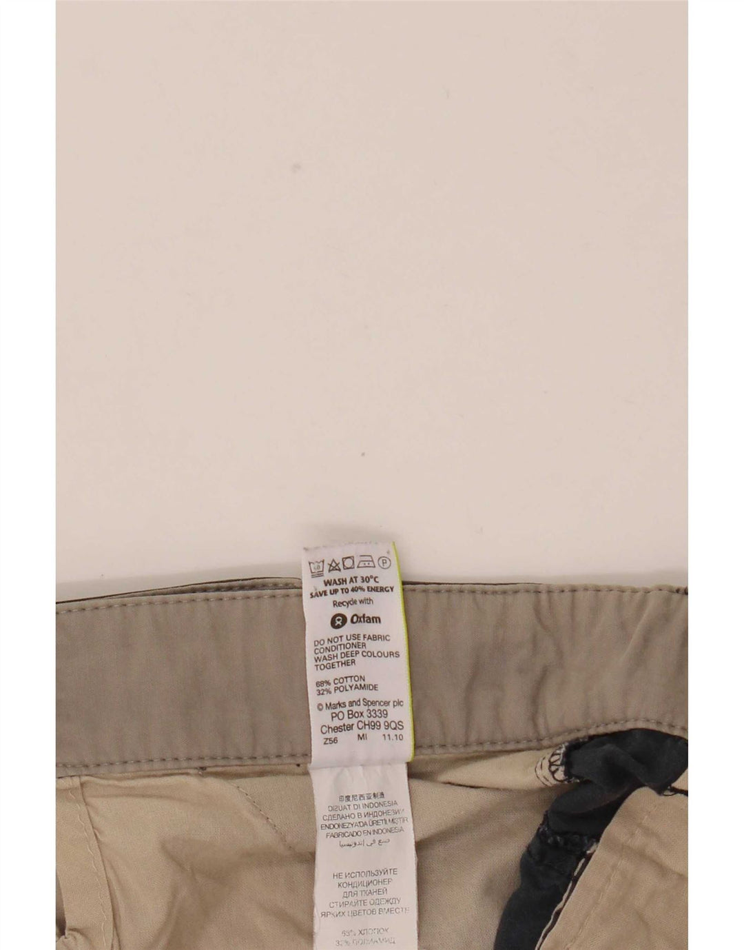 Marks & Spencer Herre Cargo Shorts W40 XL Navy Blue