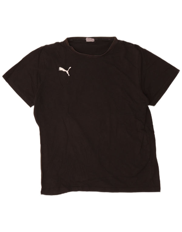 Puma Herre T-Shirt Top XL Sort Bomuld