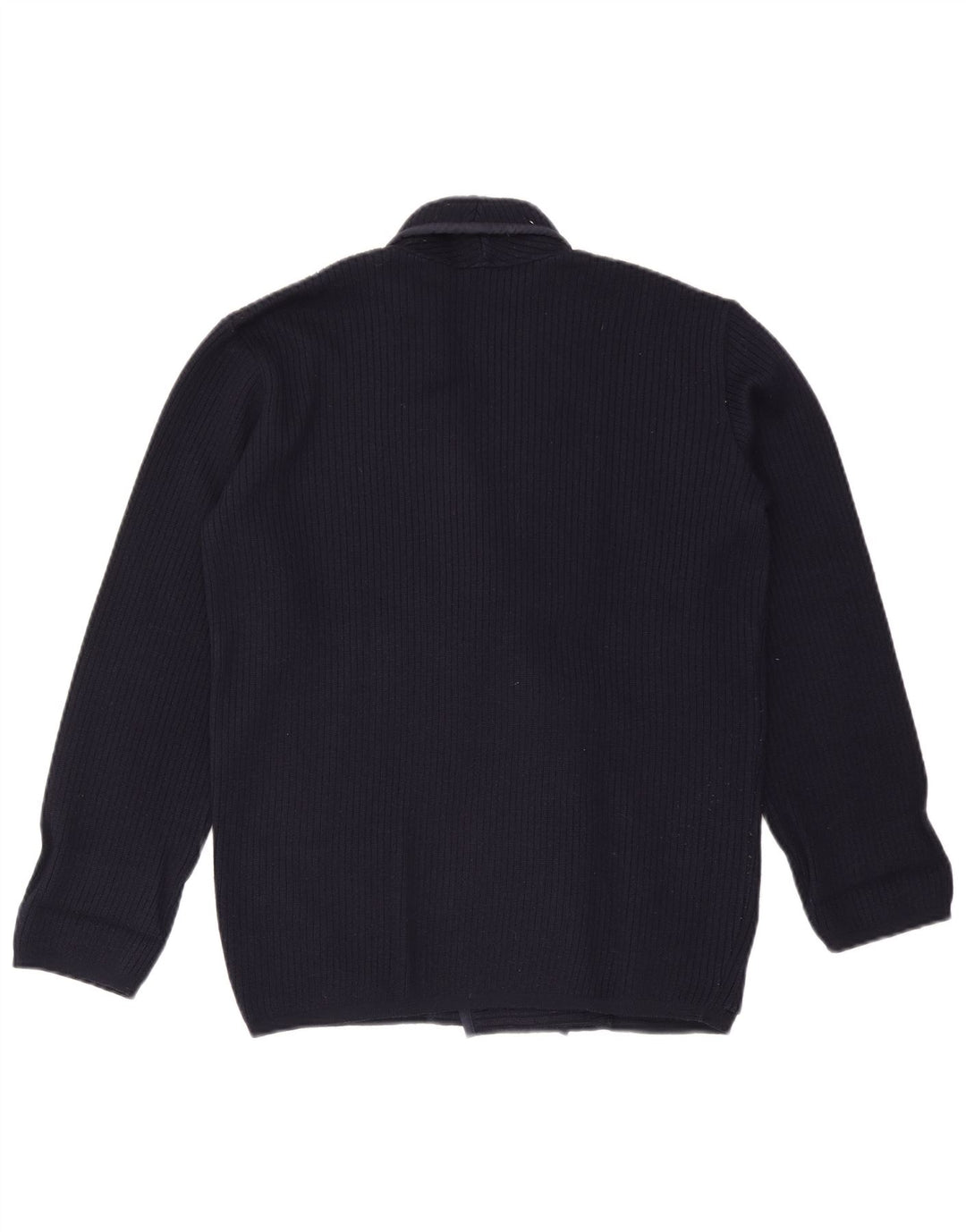Giuliano herre cardigan sweater Medium marineblå uld
