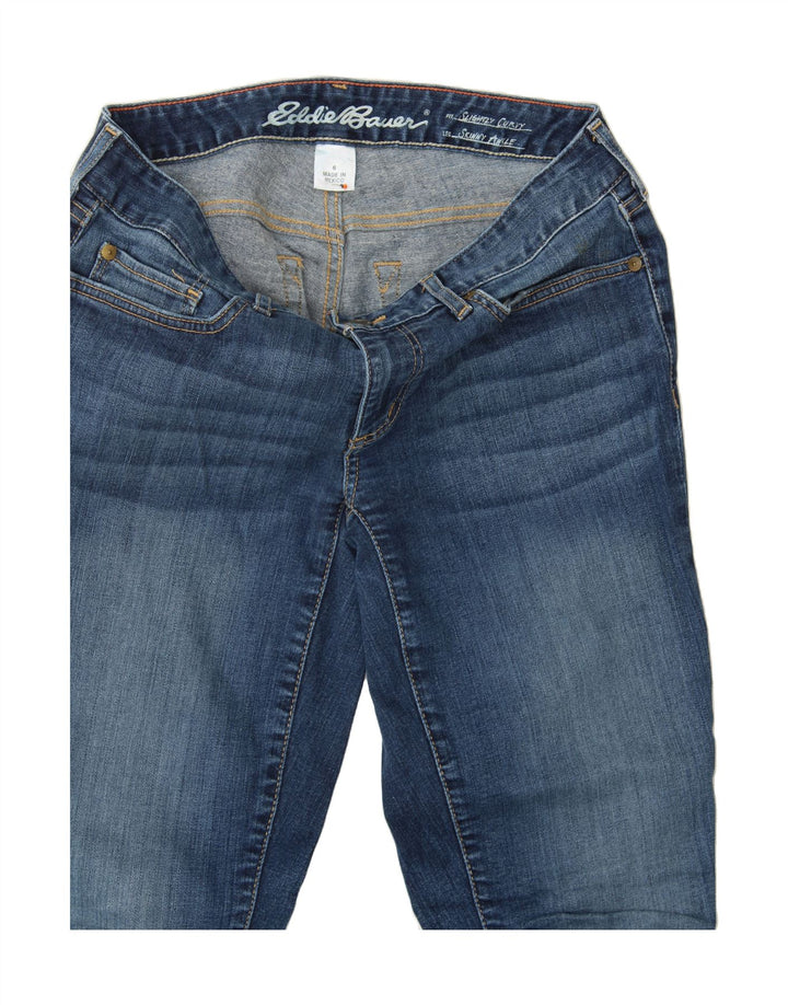 EDDIE BAUER Womens Slightly Curvy Skinny Jeans US 6 Medium W30 L28 Blue Vintage Eddie Bauer and Second-Hand Eddie Bauer from Messina Hembry 