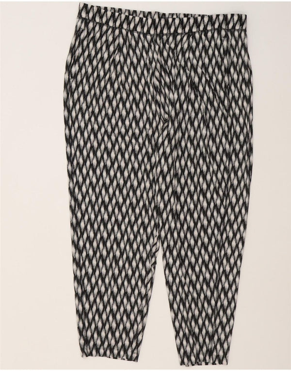 Marks & Spencer Kvinder Højtaljede Casual Bukser UK 20 2XL W40 L27 Sort