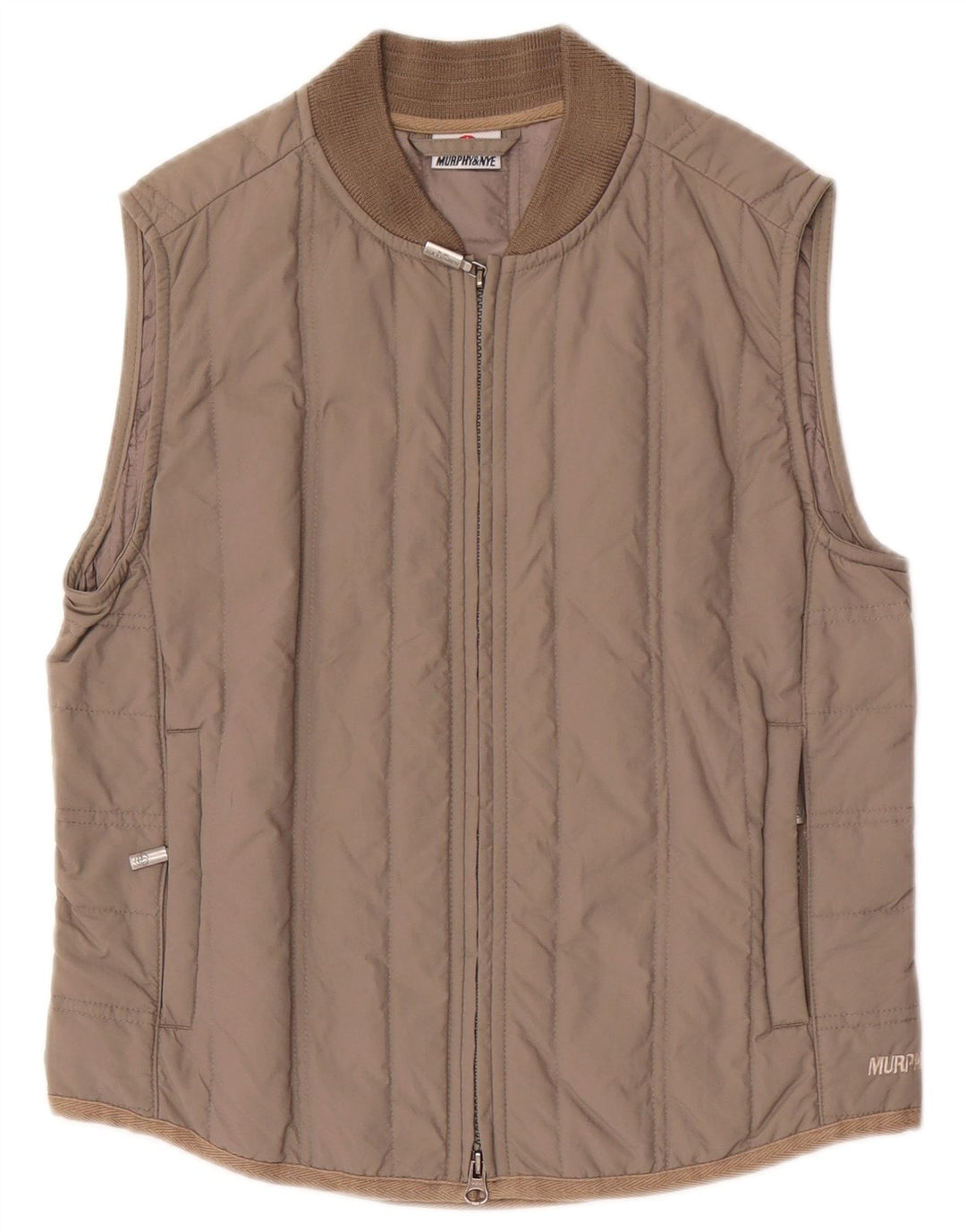Murphy & Nye Womens Polstret Gilet UK 10 Lille brun polyamid
