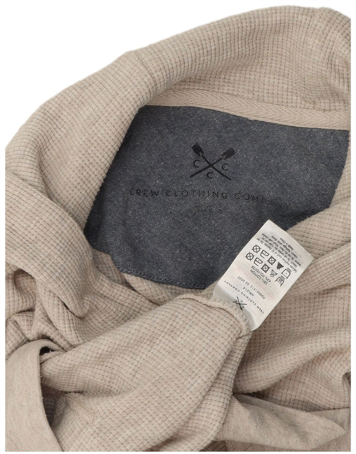 Besætningstøj Herre hættetrøje trøje lille beige bomuld