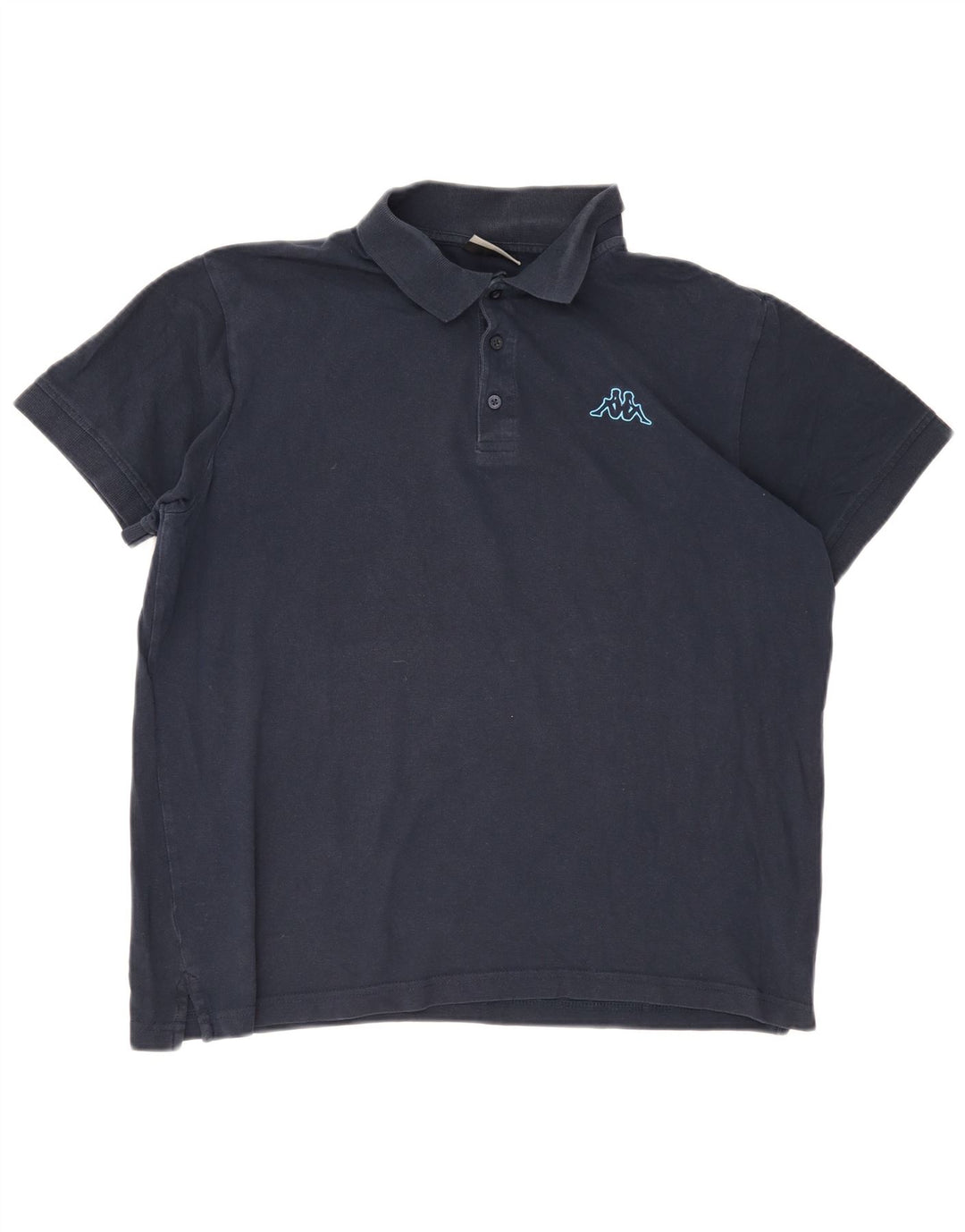 Kappa herre poloshirt XL marineblå bomuld